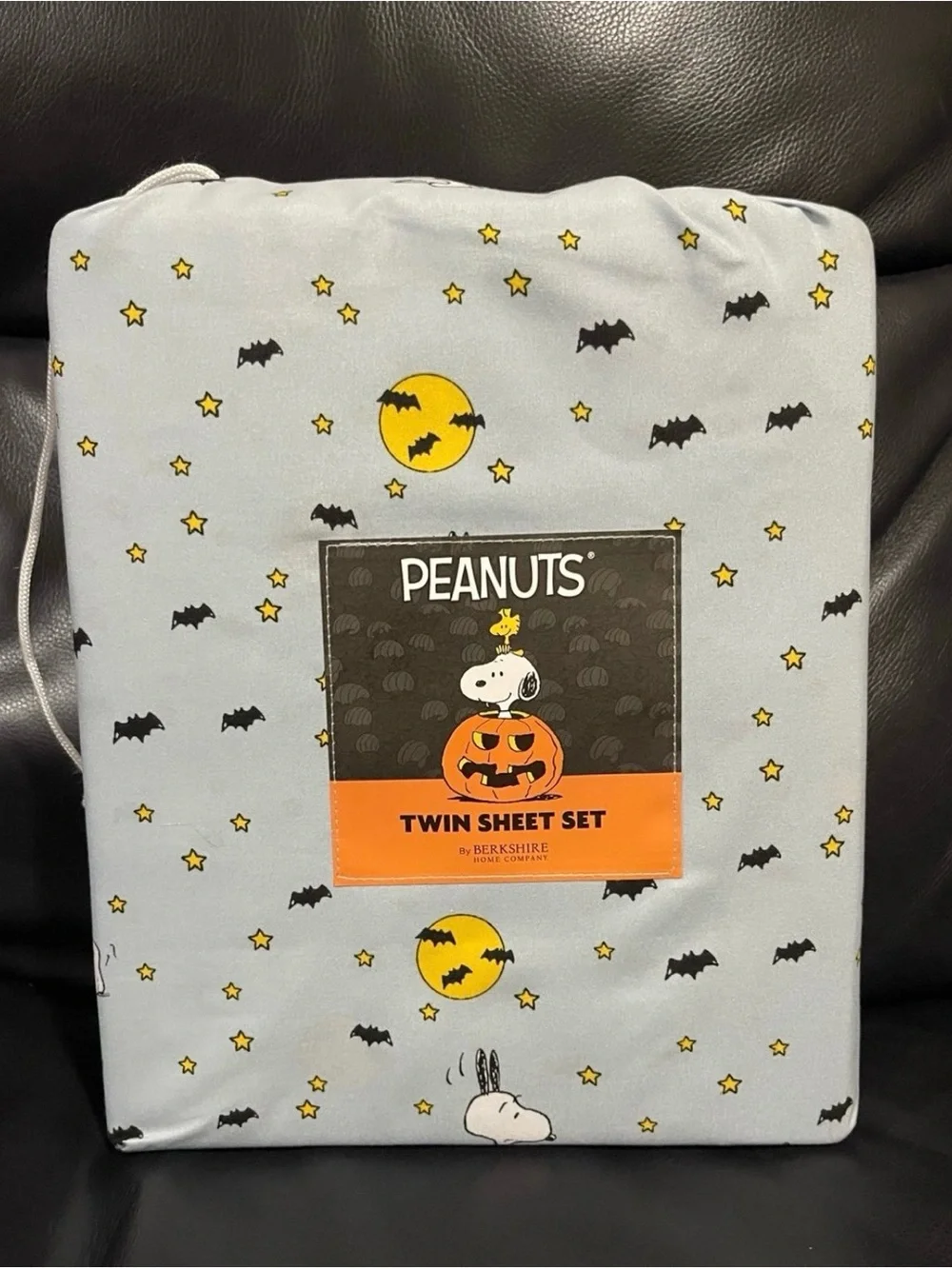 Halloween Peanuts Twin Sheet Set - Peanuts Halloween Ghost Boo Twin Sheet Set